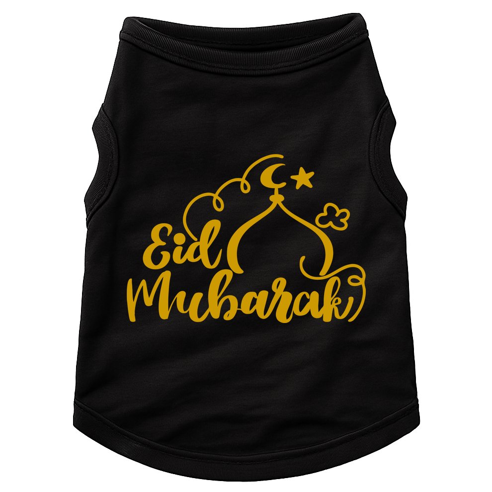 Eid Mubarak Arabic Holiday Doggie Tank