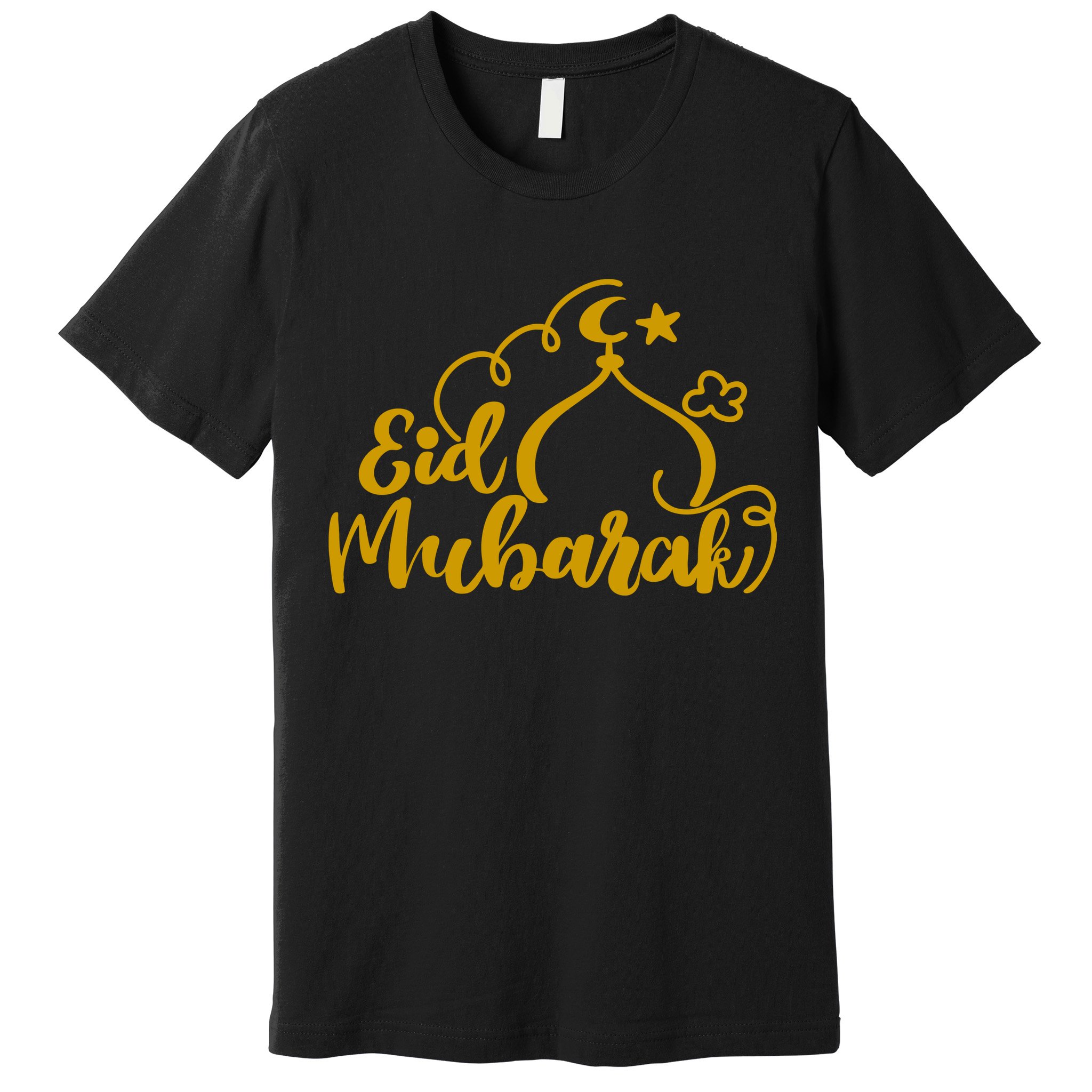 Eid Mubarak Arabic Holiday Premium T-Shirt
