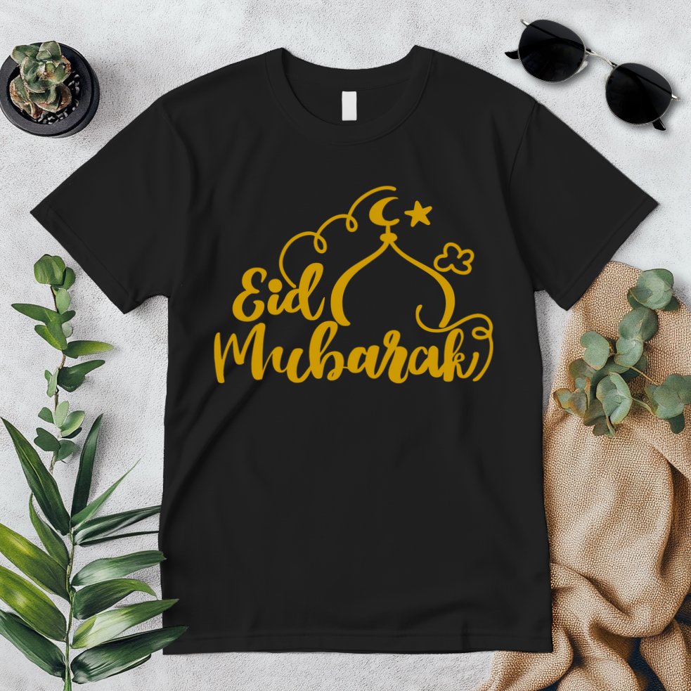 Eid Mubarak Arabic Holiday Premium T-Shirt