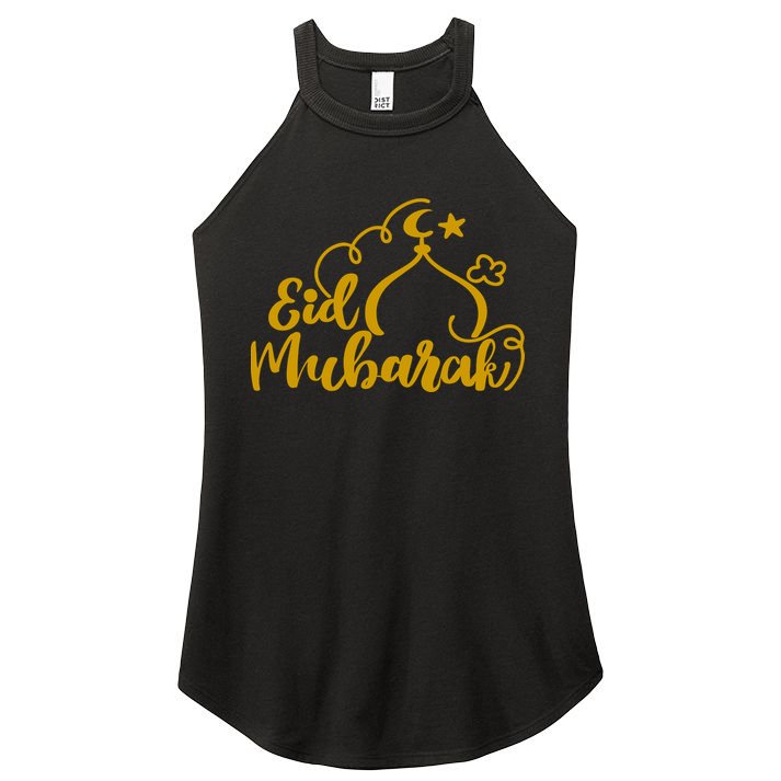 Eid Mubarak Arabic Holiday Women's Perfect Tri Rocker Tank