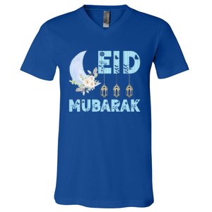 Eid Muslim Arab Clothing Cute Gift Eid Mubarak Meaningful Gift V-Neck T-Shirt