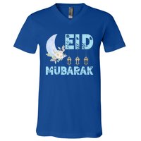 Eid Muslim Arab Clothing Cute Gift Eid Mubarak Meaningful Gift V-Neck T-Shirt