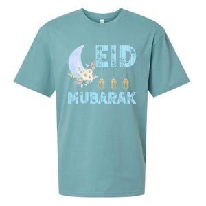 Eid Muslim Arab Clothing Cute Gift Eid Mubarak Meaningful Gift Sueded Cloud Jersey T-Shirt