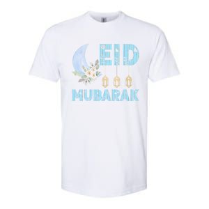 Eid Muslim Arab Clothing Cute Gift Eid Mubarak Meaningful Gift Softstyle CVC T-Shirt