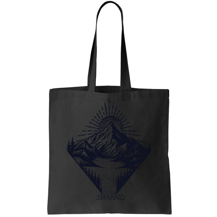 Explore More Adventure Line Art Tote Bag