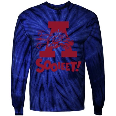 Eric Musselman ArKansas Sooieet Lightweight Tie-Dye Long Sleeve Shirt