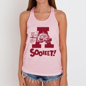 Eric Musselman ArKansas Sooieet Lightweight Women's Knotted Racerback Tank