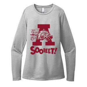 Eric Musselman ArKansas Sooieet Lightweight Womens CVC Long Sleeve Shirt