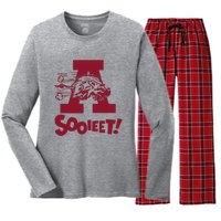 Eric Musselman ArKansas Sooieet Lightweight Women's Long Sleeve Flannel Pajama Set 