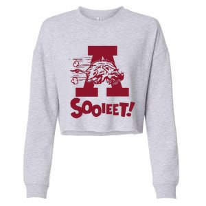 Eric Musselman ArKansas Sooieet Lightweight Cropped Pullover Crew