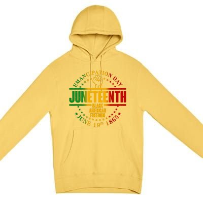 Emancipation Day Juneteenth Black American Freedom Premium Pullover Hoodie