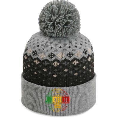 Emancipation Day Juneteenth Black American Freedom The Baniff Cuffed Pom Beanie