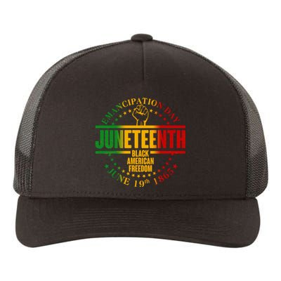 Emancipation Day Juneteenth Black American Freedom Yupoong Adult 5-Panel Trucker Hat