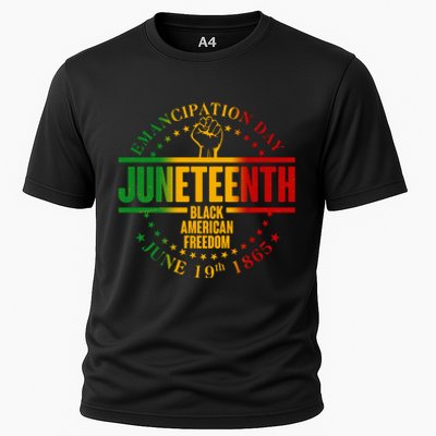 Emancipation Day Juneteenth Black American Freedom Cooling Performance Crew T-Shirt