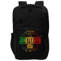 Emancipation Day Juneteenth Black American Freedom Impact Tech Backpack