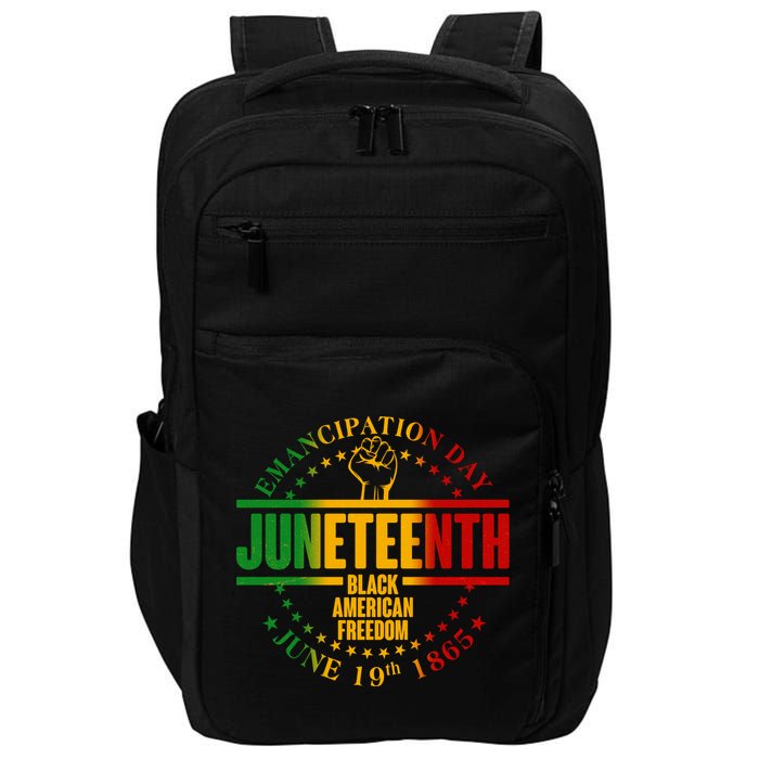 Emancipation Day Juneteenth Black American Freedom Impact Tech Backpack