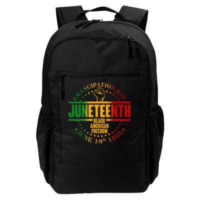 Emancipation Day Juneteenth Black American Freedom Daily Commute Backpack