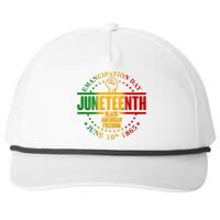 Emancipation Day Juneteenth Black American Freedom Snapback Five-Panel Rope Hat