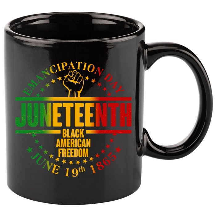 Emancipation Day Juneteenth Black American Freedom 11oz C Handle Ceramic Mug