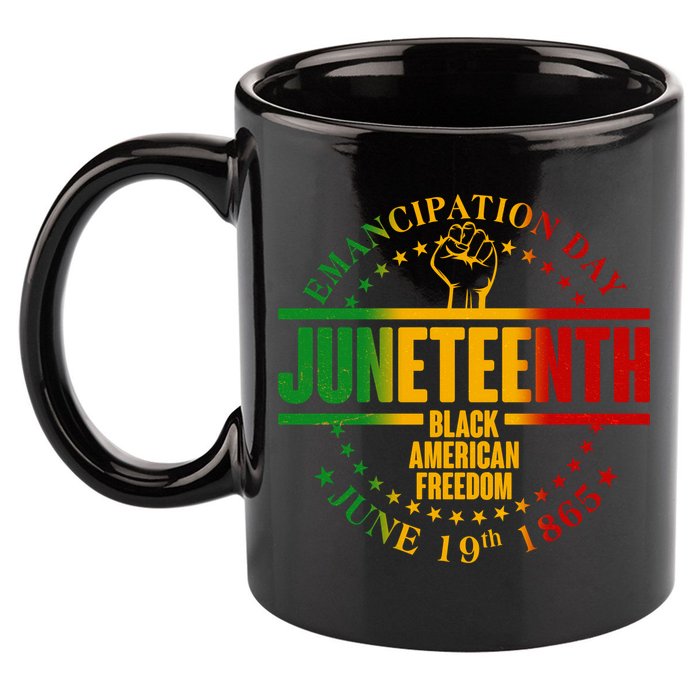 Emancipation Day Juneteenth Black American Freedom 11oz C Handle Ceramic Mug
