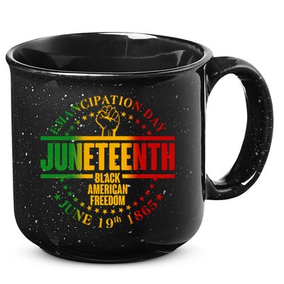 Emancipation Day Juneteenth Black American Freedom 15oz Campfire Ceramic Mug