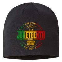 Emancipation Day Juneteenth Black American Freedom Sustainable Beanie