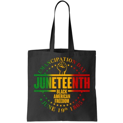 Emancipation Day Juneteenth Black American Freedom Tote Bag