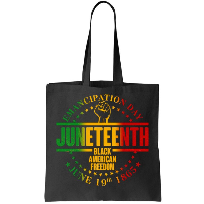 Emancipation Day Juneteenth Black American Freedom Tote Bag