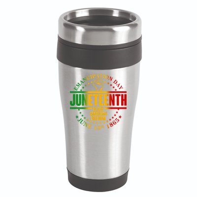 Emancipation Day Juneteenth Black American Freedom 16oz Travel Tumbler