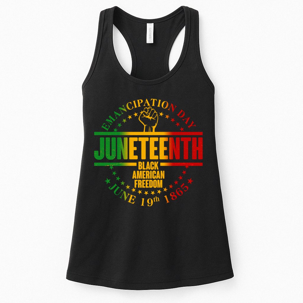Emancipation Day Juneteenth Black American Freedom Womens Tank Top