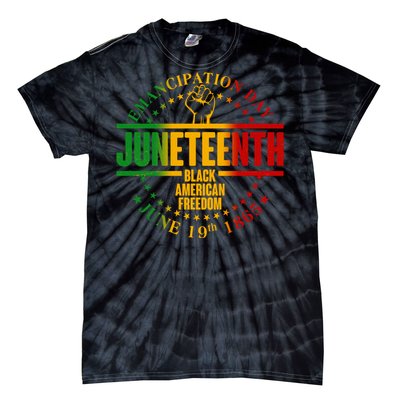 Emancipation Day Juneteenth Black American Freedom Tie-Dye T-Shirt