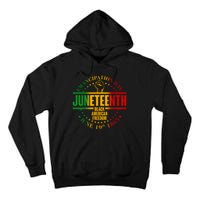 Emancipation Day Juneteenth Black American Freedom Tall Hoodie