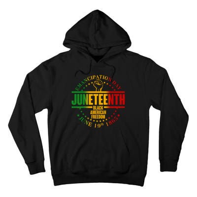 Emancipation Day Juneteenth Black American Freedom Tall Hoodie