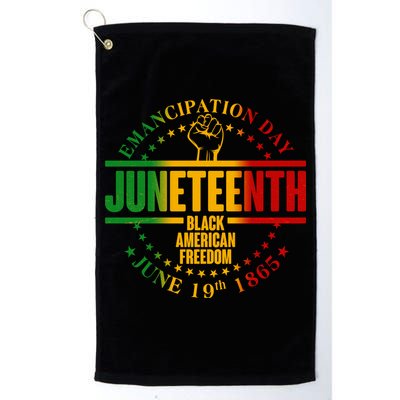 Emancipation Day Juneteenth Black American Freedom Golf Towel