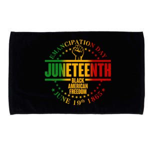 Emancipation Day Juneteenth Black American Freedom Microfiber Hand Towel