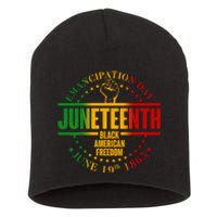 Emancipation Day Juneteenth Black American Freedom Short Acrylic Beanie