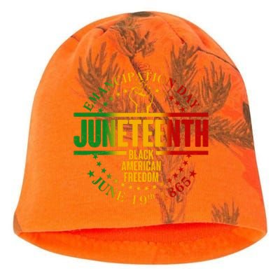 Emancipation Day Juneteenth Black American Freedom Kati - Camo Knit Beanie