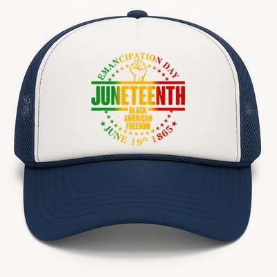 Emancipation Day Juneteenth Black American Freedom Trucker Hat