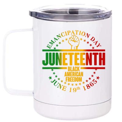 Emancipation Day Juneteenth Black American Freedom 12 oz Stainless Steel Tumbler Cup