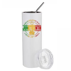 Emancipation Day Juneteenth Black American Freedom Stainless Steel Tumbler