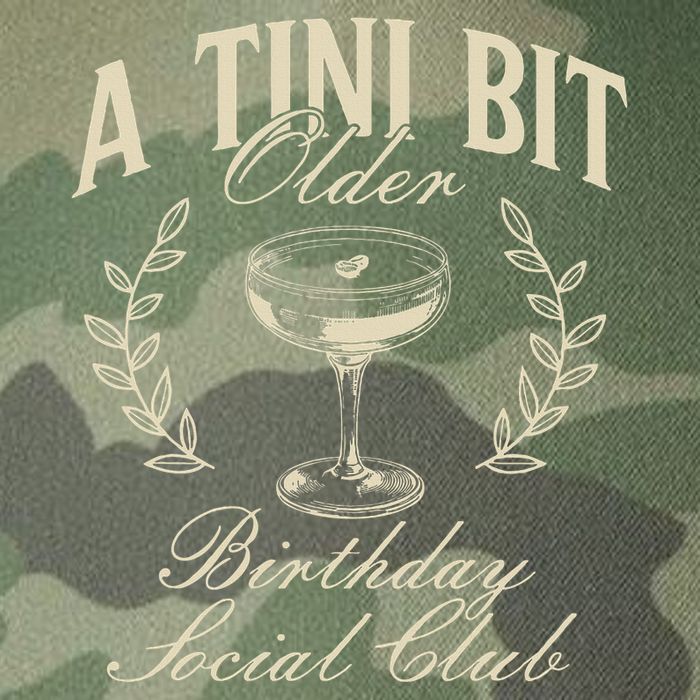 Espresso Martini Birthday A Tini Bit Older A Tiny Bit Older Legacy Tie Dye Trucker Hat