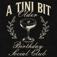 Espresso Martini Birthday A Tini Bit Older A Tiny Bit Older Ladies PosiCharge Tri-Blend Wicking Tank