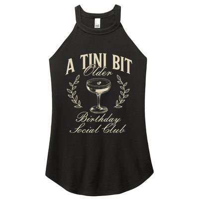 Espresso Martini Birthday A Tini Bit Older A Tiny Bit Older Women's Perfect Tri Rocker Tank