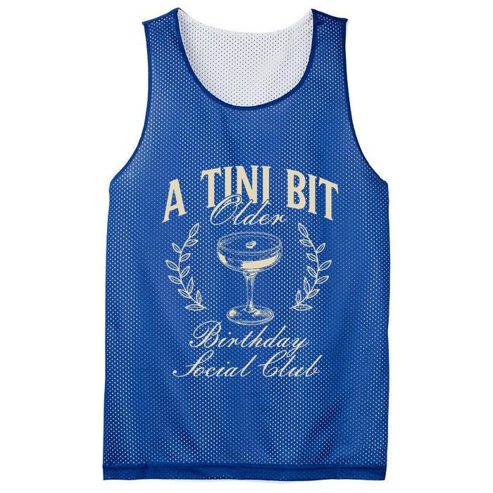 Espresso Martini Birthday A Tini Bit Older A Tiny Bit Older Mesh Reversible Basketball Jersey Tank
