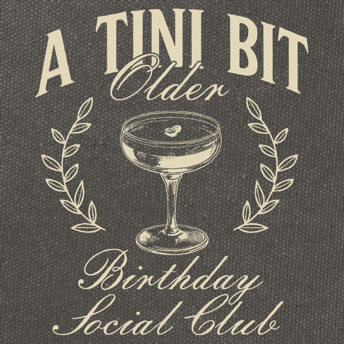 Espresso Martini Birthday A Tini Bit Older A Tiny Bit Older Cotton Canvas Backpack