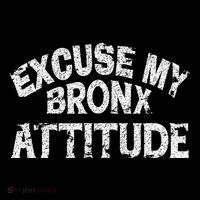 Excuse My Bronx New York Attitude Funny Ny Button