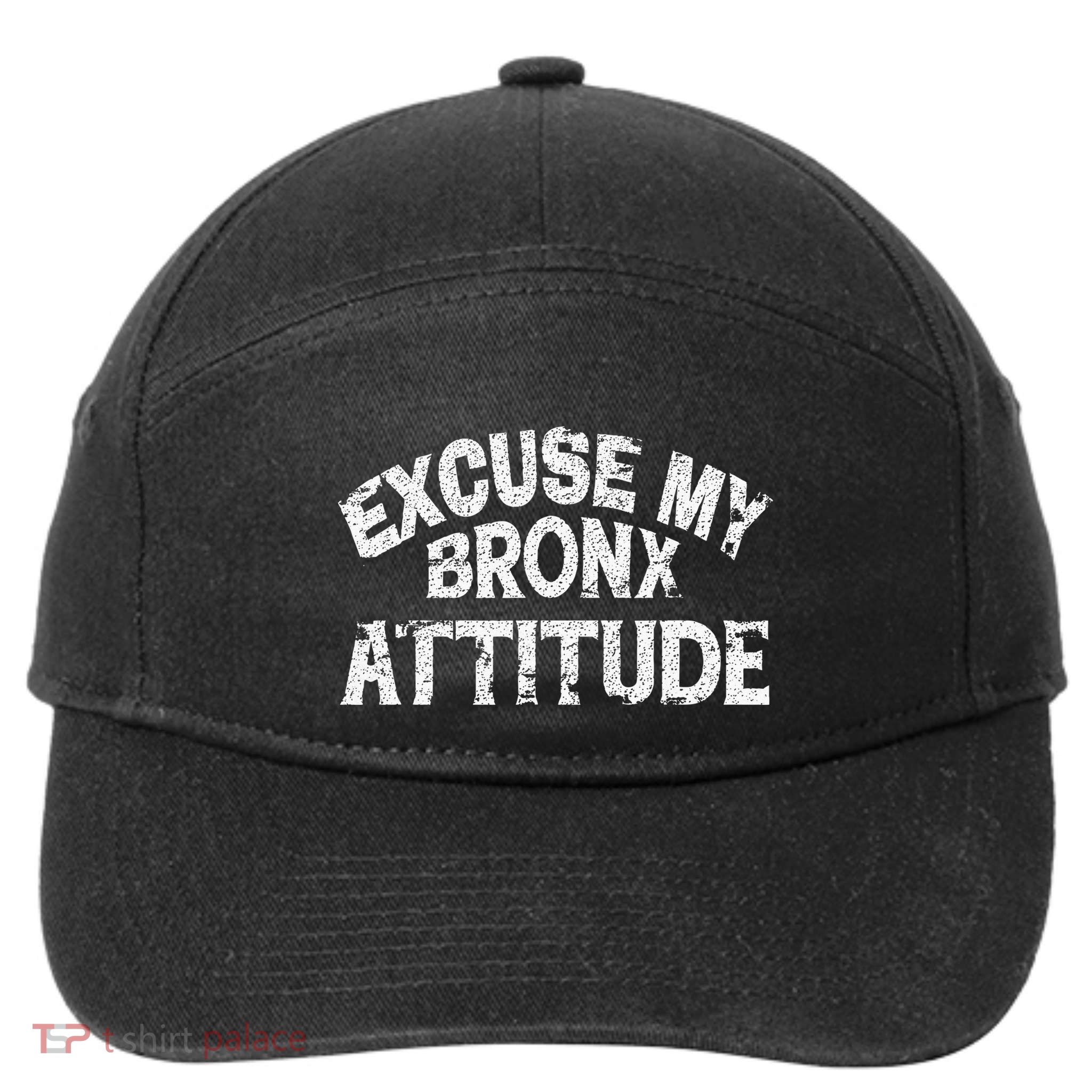 Excuse My Bronx New York Attitude Funny Ny 7-Panel Snapback Hat