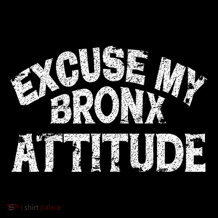 Excuse My Bronx New York Attitude Funny Ny Flatbill Hat
