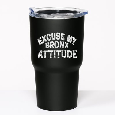 Excuse My Bronx New York Attitude Funny Ny Tumbler
