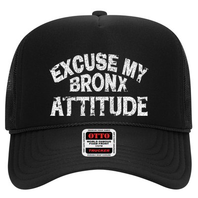 Excuse My Bronx New York Attitude Funny Ny Trucker Hat